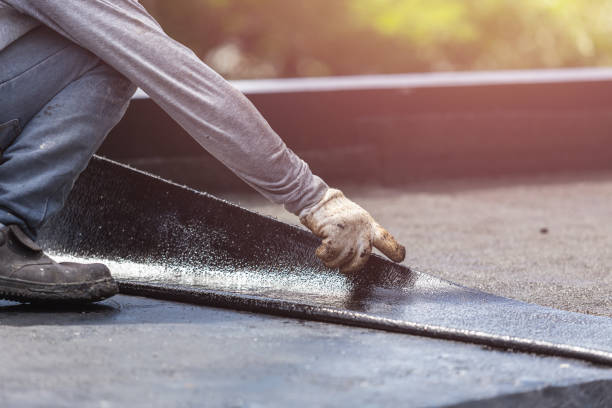 Professional Waterproofing technician working in Kettlersville, OH